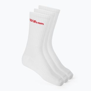 Socks Wilson Crew Logo 3 pairs bright white