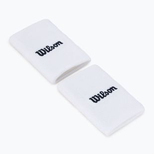 Wilson Wide Terry Wristband 2 pcs bright white