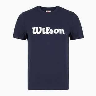 Women's tennis shirt Wilson Team Graphic Script W classic navy script