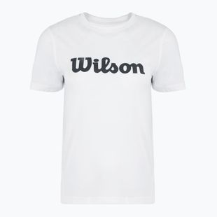 Women's tennis shirt Wilson Team Graphic Script W bright white script