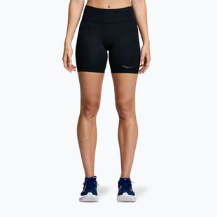 Women's running shorts Saucony Fortify 6" black