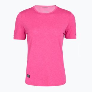 Women's running shirt Saucony Stopwatch SS fuchsia heather