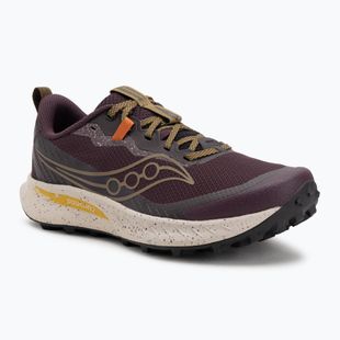 Men's running shoes Saucony Peregine 15 wine/kodiak