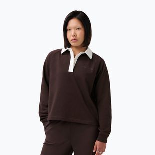 Women's sweatshirt Sweaty Betty Revive Rugby espresso brown