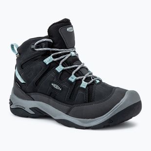 Women's hiking boots KEEN Circadia Mid Polar black/cloud blue