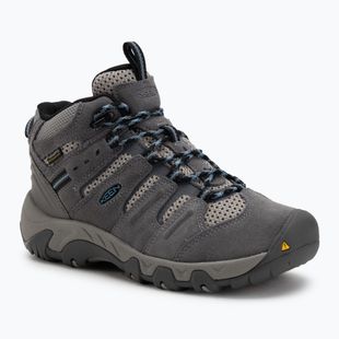Women's trekking boots KEEN Headout Mid Waterproof steel grey/blue heaven