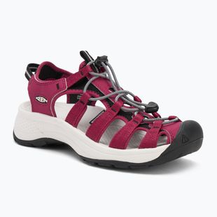 KEEN Astoria West women's sandals beaujolais/star white