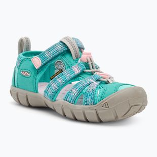 KEEN Seacamp II CNX children's sandals aqua/giggle pink