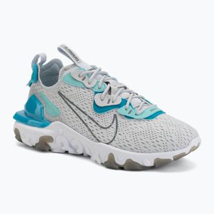 Men's shoes Nike React Vision pure platinum/aquamarine/smoke grey