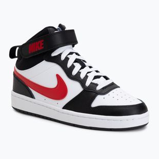 Children's shoes Nike Court Borough Mid 2 white/white/black/university red