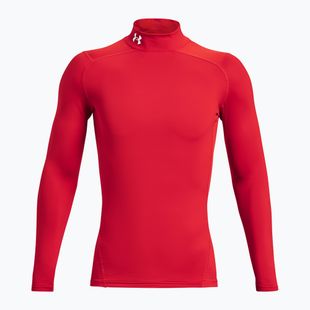 Men's training longsleeve Under Armour Comp Mock UA Armour red/white
