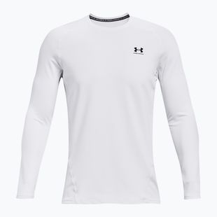 Men's training longsleeve Under Armour CG Armour Fitted Crew white/black