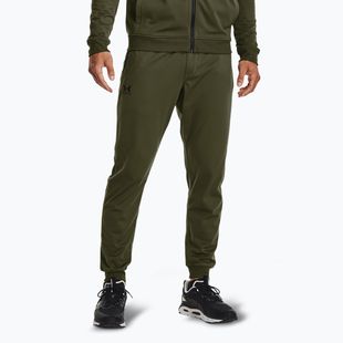 Men's trousers Under Armour Sportstyle Tricot Jogger marine od green / black