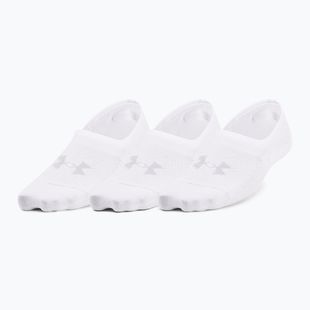 Under Armour Breathe Lite Ultra Low 3P white/white/mod gray women's training socks