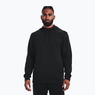 Under Armour Armour Fleece Hoodie men's training sweatshirt black 1373353-001