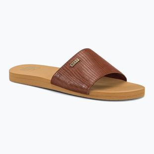 REEF women's Bliss Nights Slide brown CJ1607 flip-flops