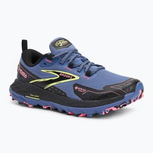 Women's running shoes Brooks Cascadia 18 GTX grey blue/black/pink