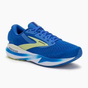Men's running shoes Brooks Adrenaline GTS 24 wide fit cobalt/neo yellow/peacoat