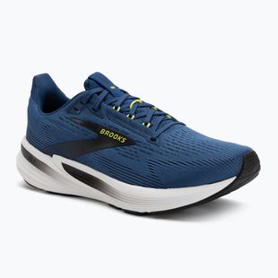 Men's running shoes Brooks Revel 8 navy peony/black/acid lime