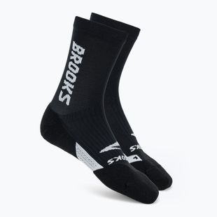 Running socks Brooks Ghost Crew black/brooks