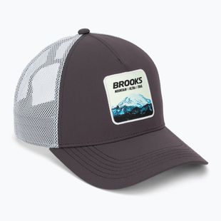 Baseball cap Brooks Surge Trucker dark russet/white/atomic blue