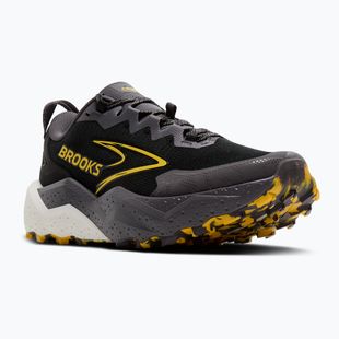 Men's running shoes Brooks Caldera 8 black/rabbit/zest