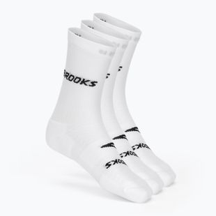Running socks Brooks Run-In Crew 3-Pack white