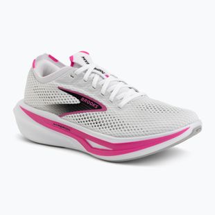 Women's running shoes Brooks Hyperion 3 white/luminary/cyber pink