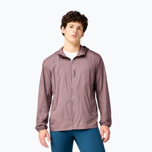Men's running jacket Brooks Canopy Packable Jacket brown