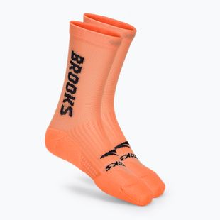 Running socks Brooks Ghost Crew orange
