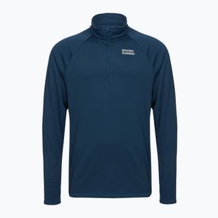 Men's running sweatshirt Brooks Thermal Reflective 1/2 Zip blue