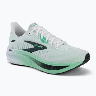 Men's running shoes Brooks Ghost 18 white/spring bud/spruce