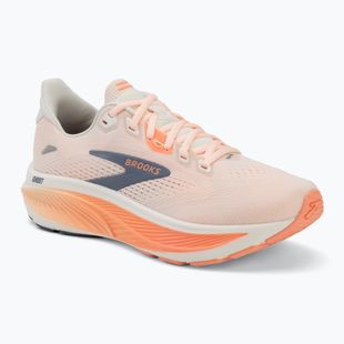 Women's running shoes Brooks Ghost 18 star white/cyber peach/grey