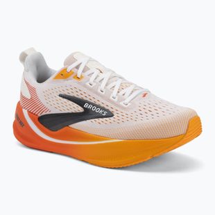 Men's running shoes Brooks Ghost Max 4 white/orange/red