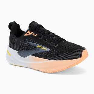 Women's running shoes Brooks Ghost Max 4 black/folkstone/cyber peach