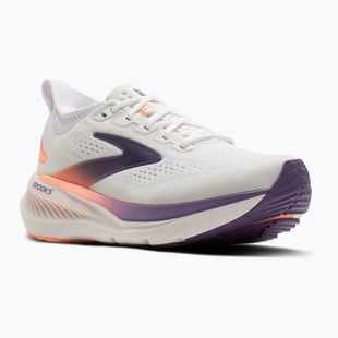 Women's running shoes Brooks Glycerin 23 white/mulled grape/clear