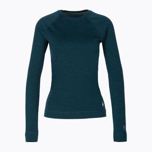 Women's thermal base layer sweatshirt Smartwool Merino 250 Baselayer Crew Boxed twilight blue heather