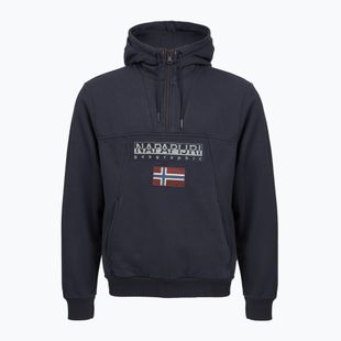 Men's Napapijri Burgee Half Zip Hooded 2.0 sweatshirt blu marine
