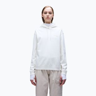 Women's Napapijri B-Blanche Hooded white heron sweatshirt