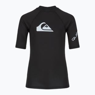Quiksilver All Time vallarta black children's swim shirt