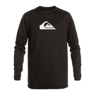Men's Quiksilver Solid Streak swimming longsleeve black