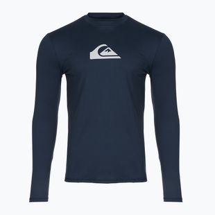 Children's Quiksilver Solid Streak navy blazer swim long sleeve top