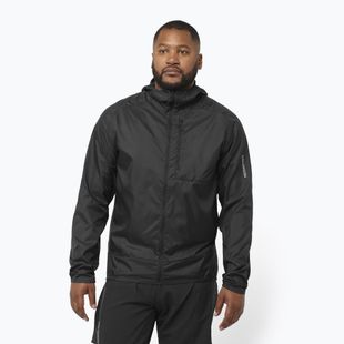 Men's running jacket Salomon Cross Wind deep black