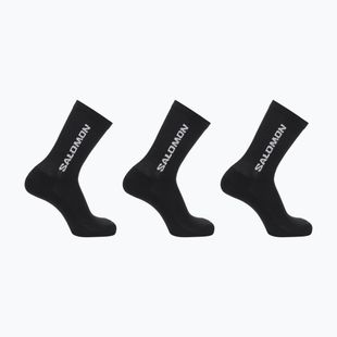 Salomon Everyday Crew 3 pairs trekking socks black/black/black