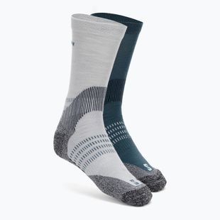 Salomon X Ultra Access Crew 2 pairs quarry/stargazer trekking socks
