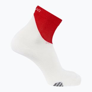 Salomon S/Lab Phantasm Ankle white/ fiery red running socks