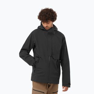 Men's rain jacket Salomon Outerpath Pro 2.5 l deep black