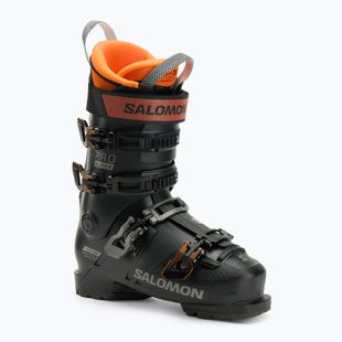 Men's ski boots Salomon S/Pro Alpha 100 GW black/dark grey met./orange tiger