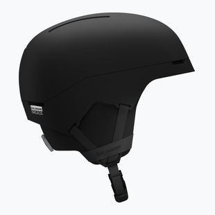 Ski helmet Salomon Brigade Round Fit black
