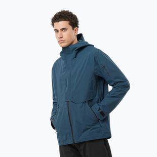 Salomon Outerpath Pro men's rain jacket midnight navy